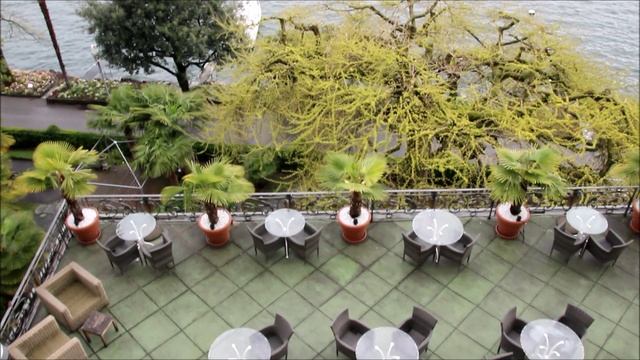 Швейцария. Виды на Женевское озеро с балкона отеля Golf Hotel Rene Capt. смотреть онлайн