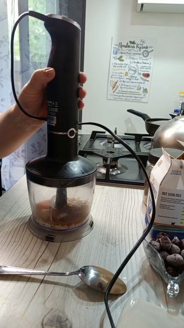 шоколадный овсяной блин