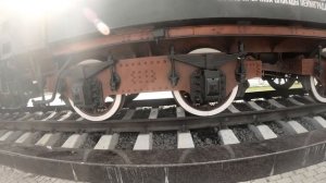 Паровоз - Памятник в поселке им. Морозова