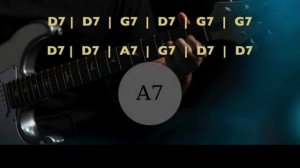 Slow Deluxe Blues  Backing Track in D