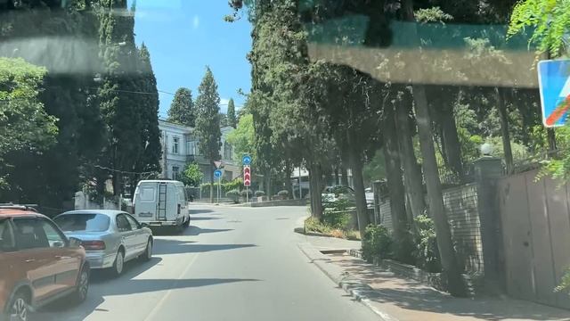 Ялта. Севастопольская, Боткинская, Кирова, Садовая до К.Маркса ул. 13.06.2025. Крым. Crimea. Yalta. смотреть онлайн