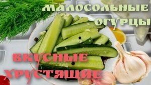 Малосольные огурцы - самый простой рецепт. Быстрые малосольные огурцы с чесноком