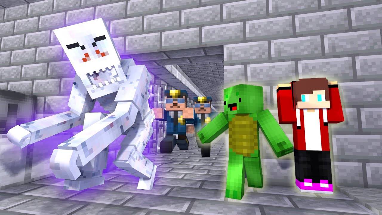 Побег из тюрмы Майнкрафт смотреть онлайн