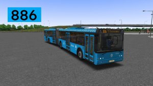 OMSI 2: Автобус №886 Метро Рассказовка - Омская улица