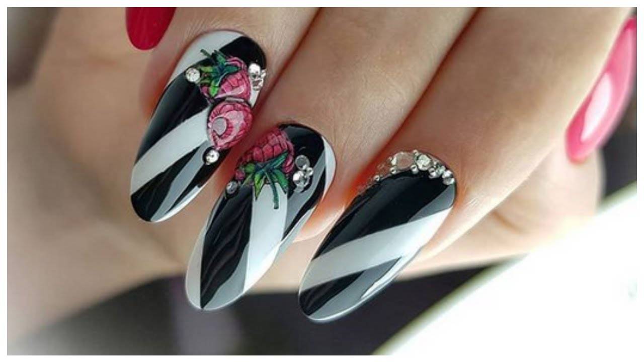 Красивый маникюр на праздник смотреть онлайн