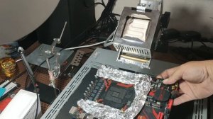 Замена сокета на материнской плате Atermiter , LGA2011-3