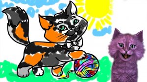 УЧИМСЯ СЧИТАТЬ И СКЛАДЫВАТЬ ПАЗЛЫ С 🐱 ГОВОРЯЩИМ КОТЕНКОМ АБИ 🐱 #06