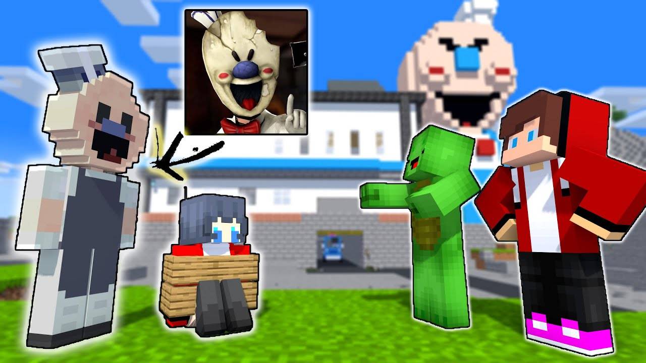 Ледяной крик похищает ребёнка Майнкрафт смотреть онлайн