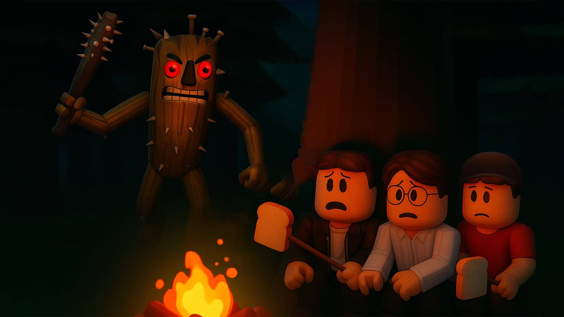 Тун Тун Тун Сахур - (страшная история в Роблоксе)