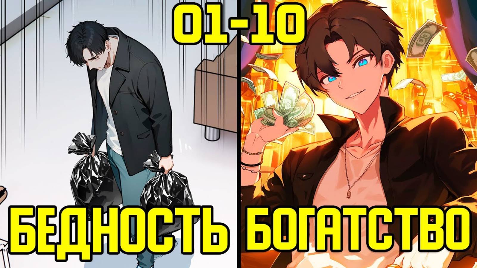 [1-10] Система прокачки с помощью денег - от Бедности до Богатство (Озвучка Манги) смотреть онлайн