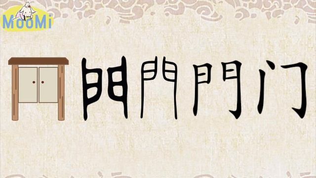 Chinese Character Evolution and Strokes men ⧸ door, gate смотреть онлайн