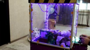 Как сделать игровой автомат хватайка  копилка мягкие игрушки для детей на ардуино своими руками