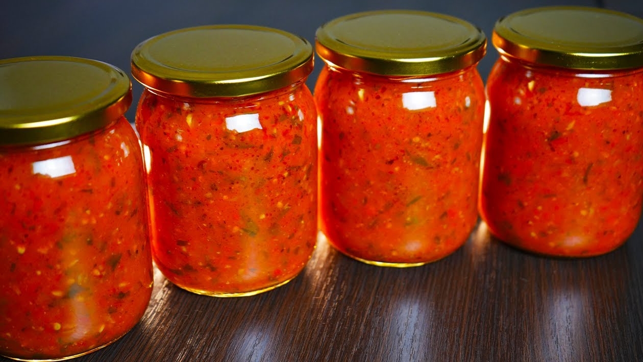 Восхитительная овощная аджика. Зимой еще вкуснее!