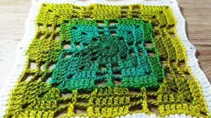 Вязание. Бабушкин квадрат. Схемы вязания крючком.mp4