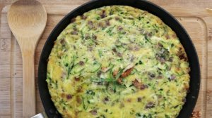 Персидский омлет с сырными лепешками