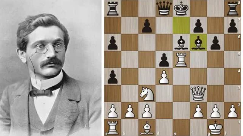 Эмануил Ласкер в Комбинационном Стиле Громит Тарраша! Шахматы.