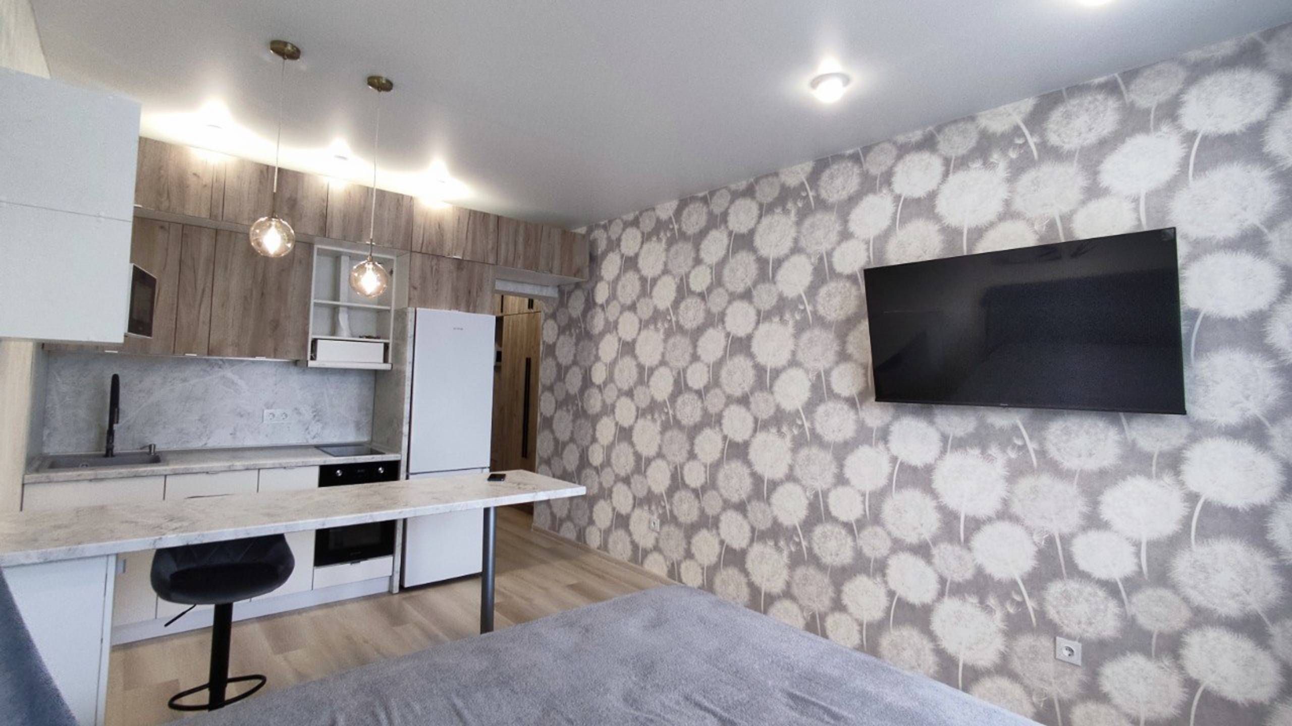 (продажа) - Анапа - ЖК Раз Два Три - квартира-студия 28м² (Заезжай и живи, квартира с видом на море)