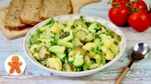 В пост и не только ✧ Салат "Деревенский" с ароматным маслом