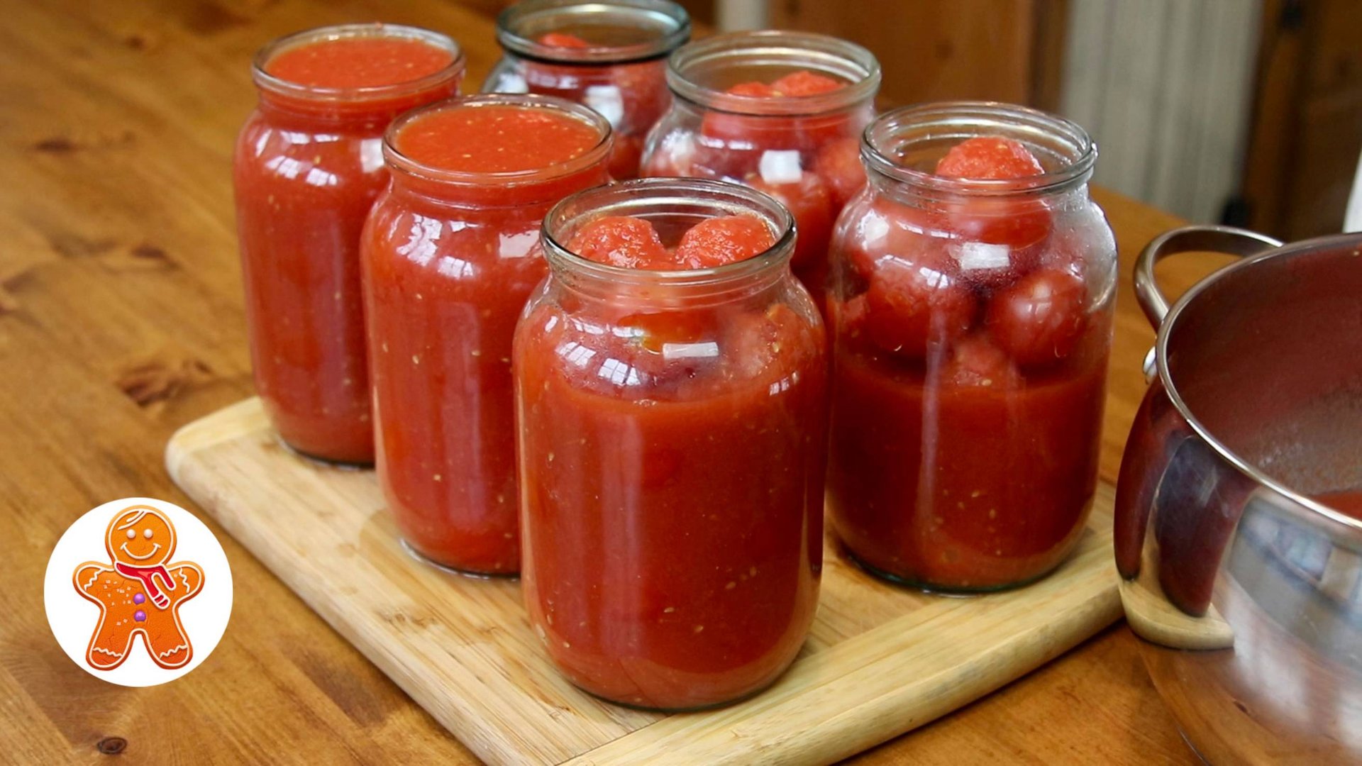 Помидоры в собственном соку на зиму 🍅 Без уксуса смотреть онлайн