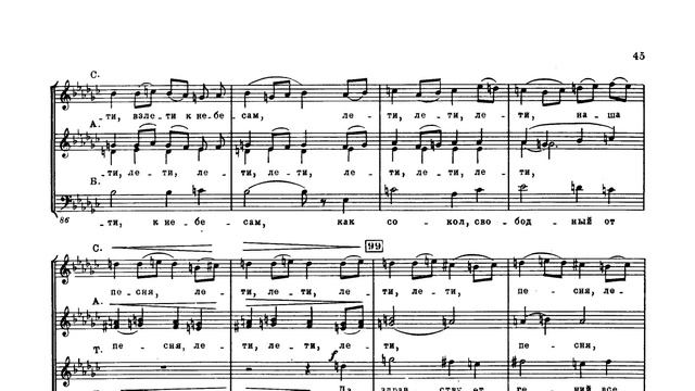 Шостакович Д.Д. - Песня (из цикла 10 поэм для хора на стихи революционных поэтов Op.88) смотреть онлайн