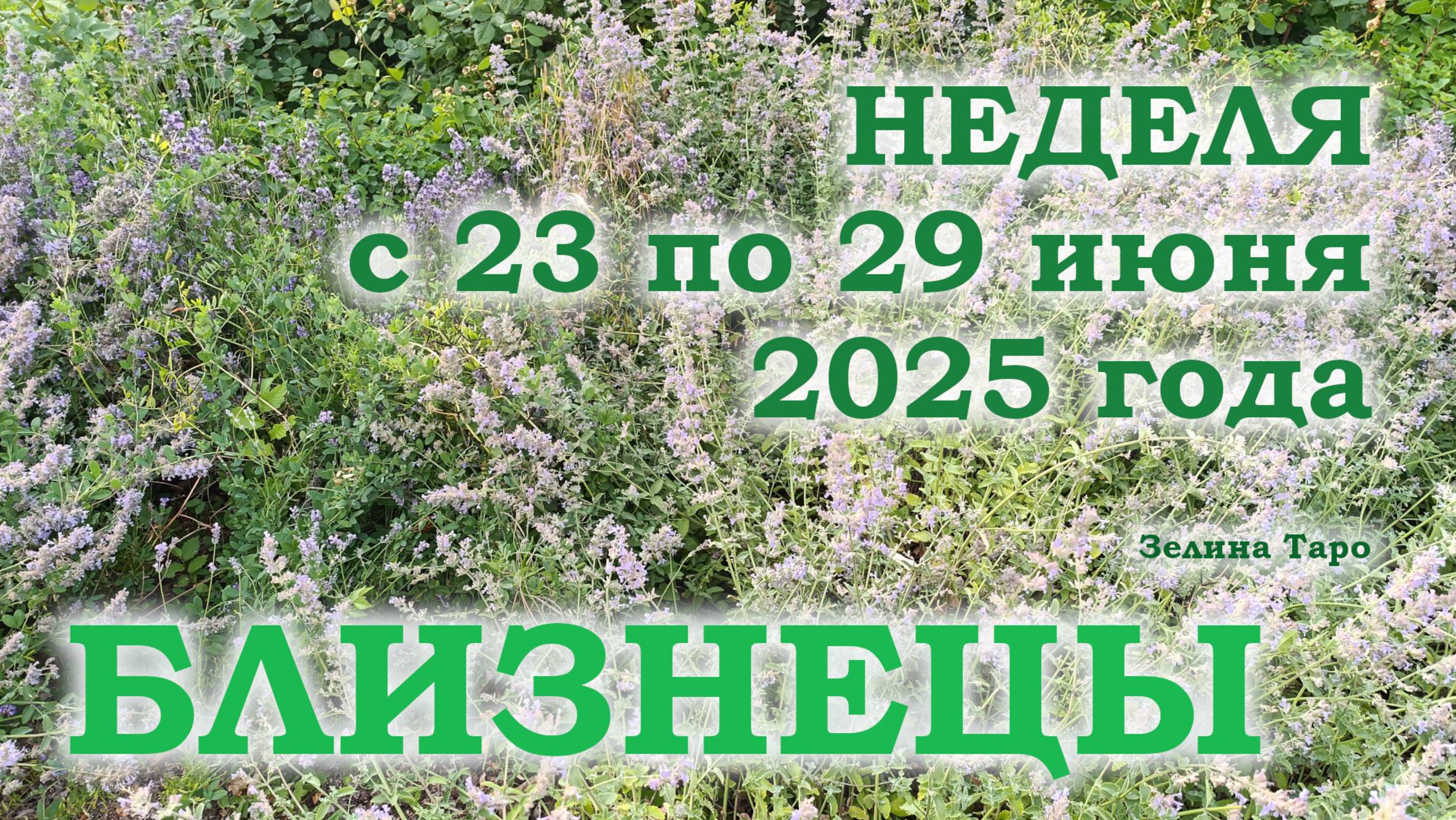 БЛИЗНЕЦЫ | ТАРО прогноз на неделю с 23 по 29 июня 2025 года