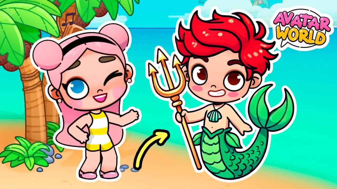 СЕРИАЛ "Avatar World" на TikTok,😍 (КРАСАВИЦА И РУСАЛКА) ЧАСТЬ 7