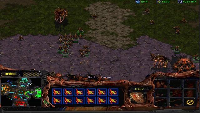 Starcraft 1 бой 1