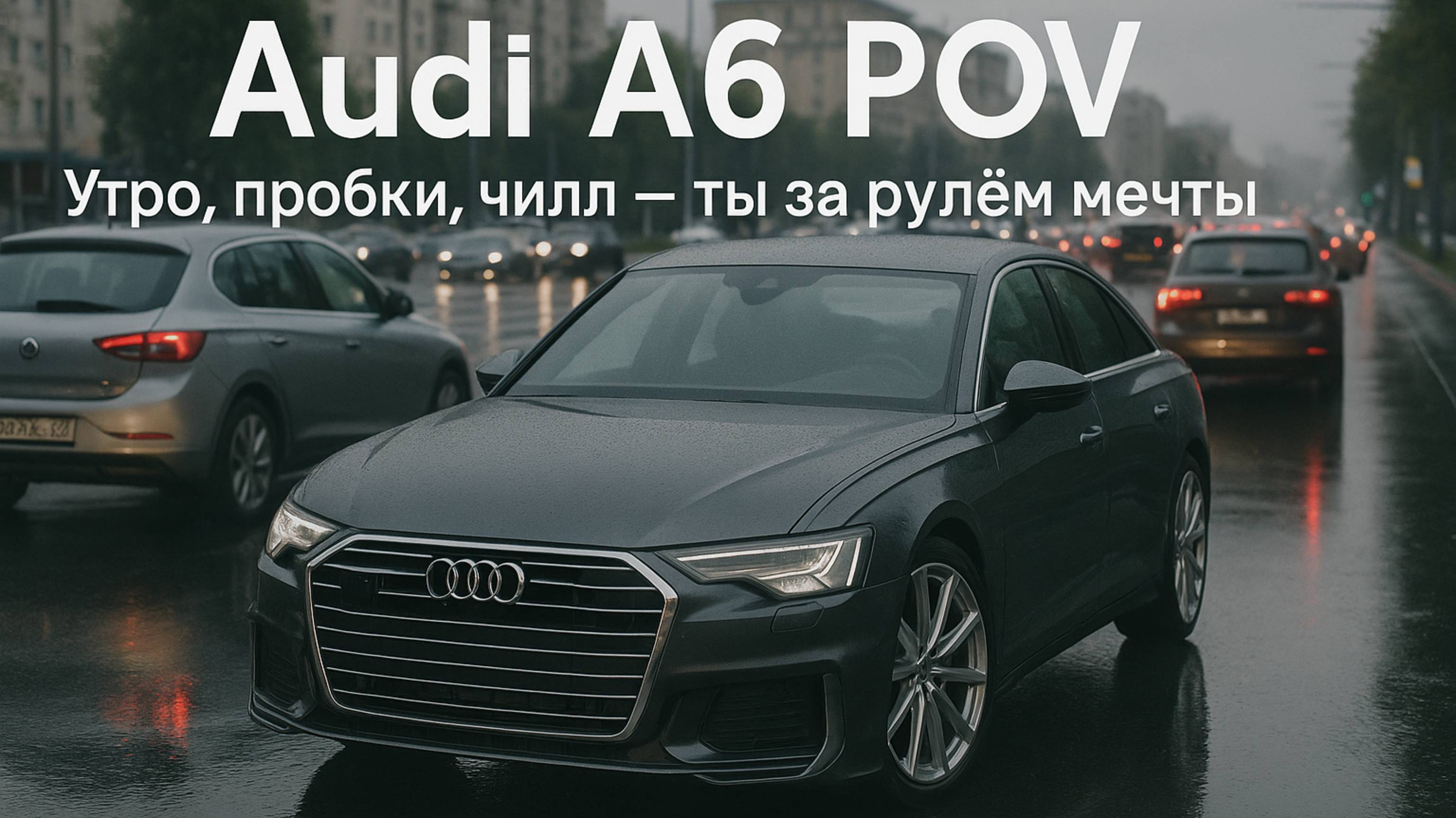 POV: Audi A6 | Серое утро, пробки и твоя зона комфорта