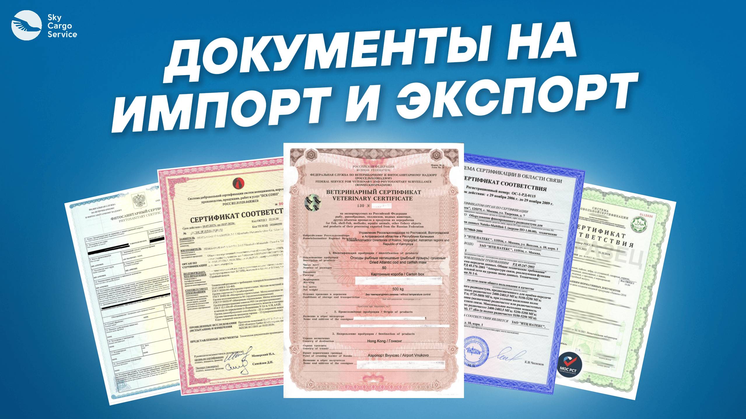 Какие документы нужны для импорта и экспорта?