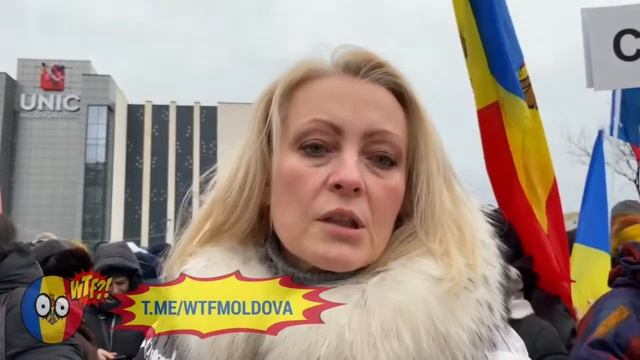 "Майя Санду устраивает геноцид молдавского народа". - участница протеста. смотреть онлайн