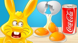 Заливаю яйца разными жидкостями Эксперименты