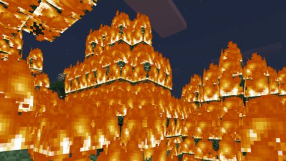 Пожар в майнкрафте ОСТОРОЖНО есть поставной контент смотреть онлайн