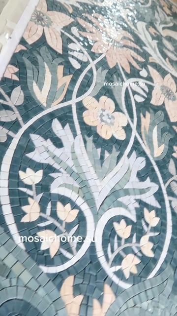 Орнамент Моррис. Панно из мозаики