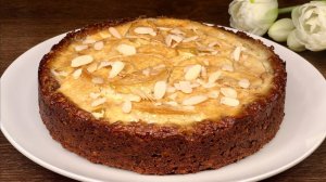 Овсянка, яблоко и банан! Мой любимый овсяный пирог за 15 минут