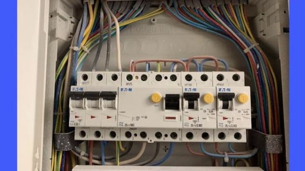 Распределительный щит. Сборка трехфазного щита. Подключение_автоматов.