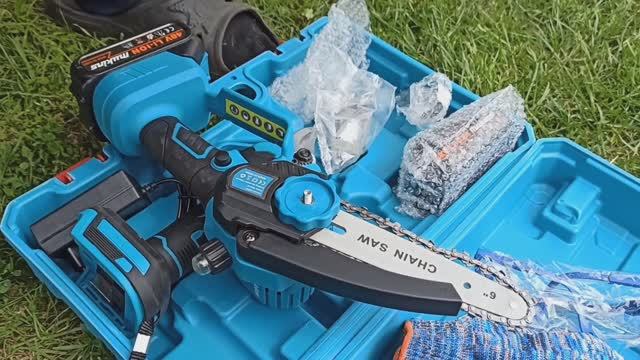 Электроинструмент для сада, пила и секатор