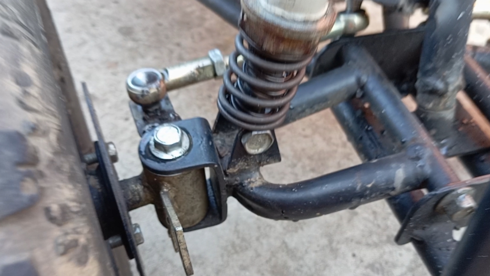 Доработка подвсеки на детском квадроцикле