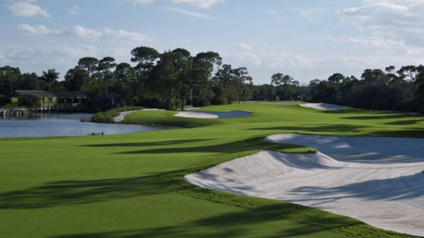 Гольф: 9 лунок на поле в Монтане Floridian Golf в стиле ASMR｜ Расслабляющий гольф