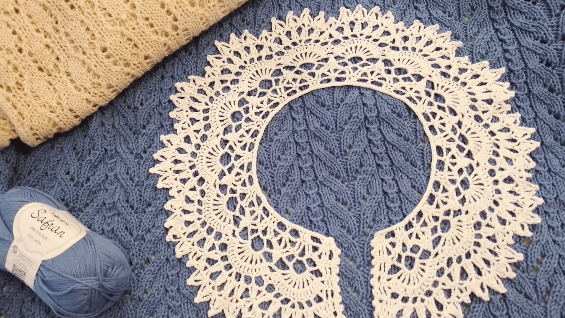 Летний кардиган готов! Воротничок крючком / косынка / планы / про аренду. смотреть онлайн