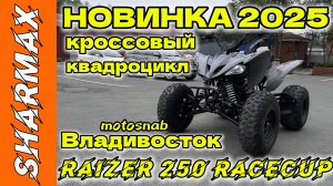 НОВИНКА 2025 КРОССОВЫЙ КВАДРОЦИКЛ SHARMAX RAIZER 250 RACE CUP #sharmax #atv #motosnab #motovlog #4k
