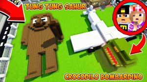 ЛАБИРИНТ БОМБАРДИРО КРОКОДИЛО ПРОТИВ ЛАБИРИНТ ТУНГ ТУНГ ТУНГ САУР в МАЙНКРАФТ ! НУБ ВИДЕО MINECRAFTЕ