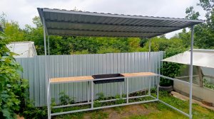 Мангальная зона! Первый раз, на оценку! Своими руками!