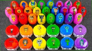 Мультики для малышей. Перемешиваем глину Спрунки и слайм. Мультики для детей смотреть онлайн