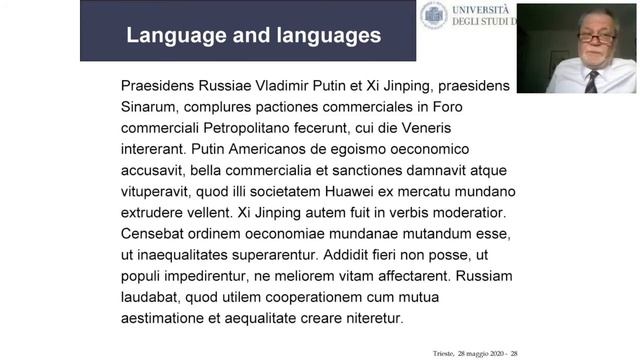 T&I and their relevance in a globalisedworld
