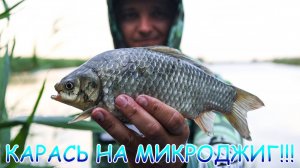 МИКРОДЖИГ на вечёрке перед дождём! РАБОЧАЯ приманка на КАРАСЯ 💪