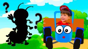 Развивающие мультики для детей Синий трактор и насекомые Брозаврики Песенки для детей #детям
