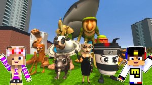 БРЕЙНРОТ НЕ ОСТАНОВИТЬ! ИТАЛЬЯНСКИЕ МЕМЫ в МАЙНКРАФТ ДЕВУШКА НУБ и ПРО ВИДЕО ТРОЛЛИНГ MINECRAFT