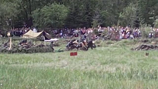 Калининград, Пятый форт, 09.05.2012, реконструкция ВОВ, часть 2.