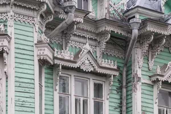 Томск. Деревянное зодчество.