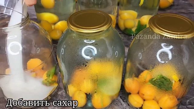 НИКТО НЕ ВЕРИТ! ПРОСТО ЗАЛИВАЮ КИПЯТКОМ. Закрываю по 50 банок! МОХИТО С АБРИКОСАМИ смотреть онлайн